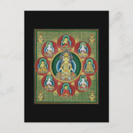 Cartão Postal Centro de um Taizokai Mandala