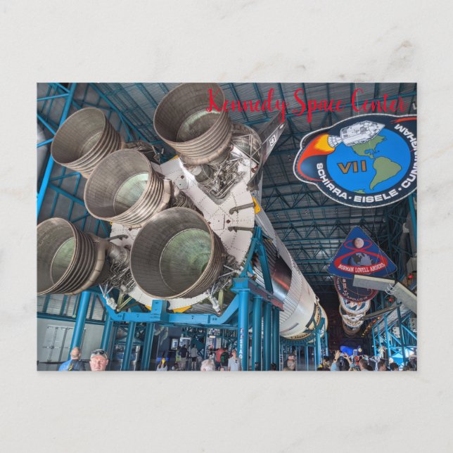 Cartão Postal Centro Espacial Kennedy (Frente)