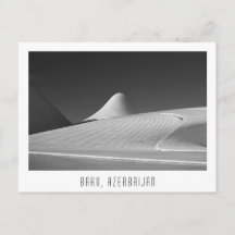 Centro Heydar Aliyev em Baku, Azerbaijão cartão-po