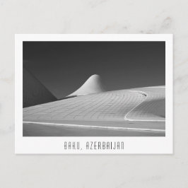 Cartão Postal Centro Heydar Aliyev em Baku, Azerbaijão cartão-po