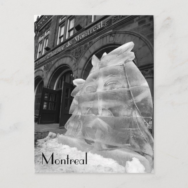 Cartão Postal Centro Histórico de Montreal (Frente)