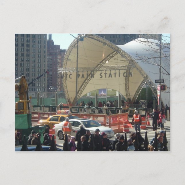 CARTÃO POSTAL CENTRO MUNDIAL DE COMÉRCIO ESTAÇÃO DE CAMINHO (Frente)