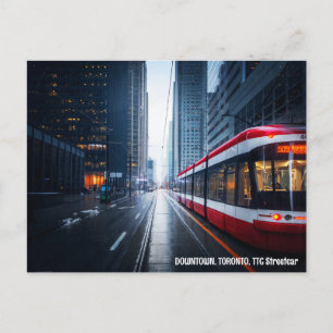 Cartão Postal CENTRO, TORONTO, TTC Streetcar