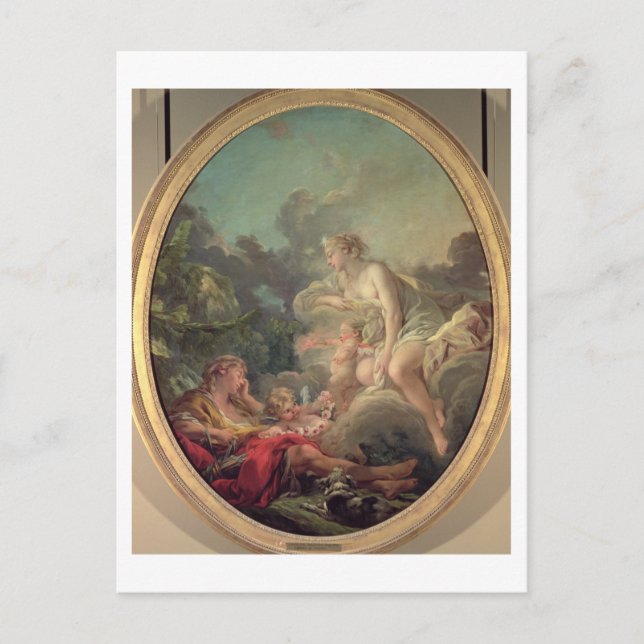 Cartão Postal Cephalus e Aurora, 1764 (óleo na canvas) (Frente)