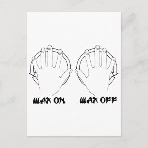 Cartão Postal cera no karatê