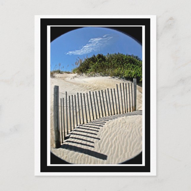 Cartão Postal Cerca de areia (Frente)