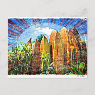 Cartão Postal Cerca de Maui Surfboard