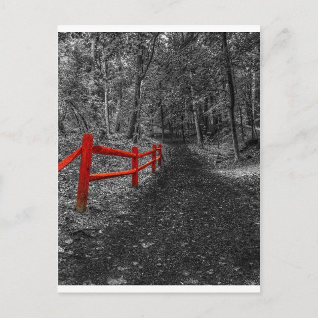 Cartão Postal Cerca Vermelha (Frente)