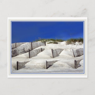 Cartão Postal Cercas de areia
