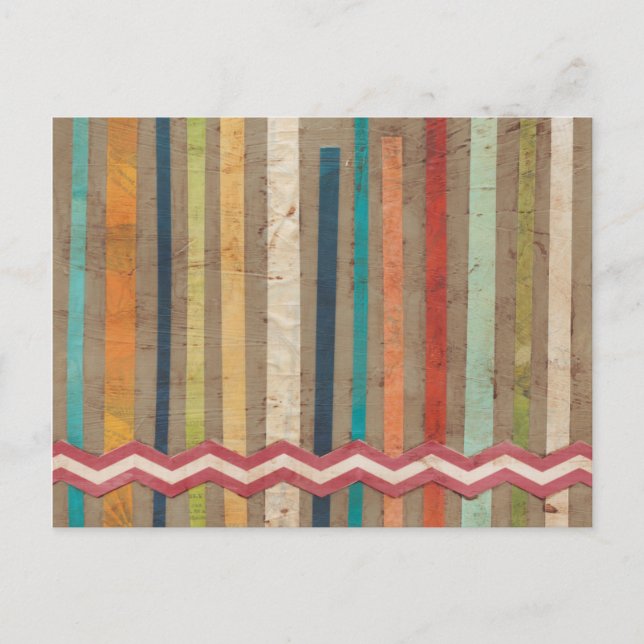 Cartão Postal Cercas de papel II para cima (Frente)