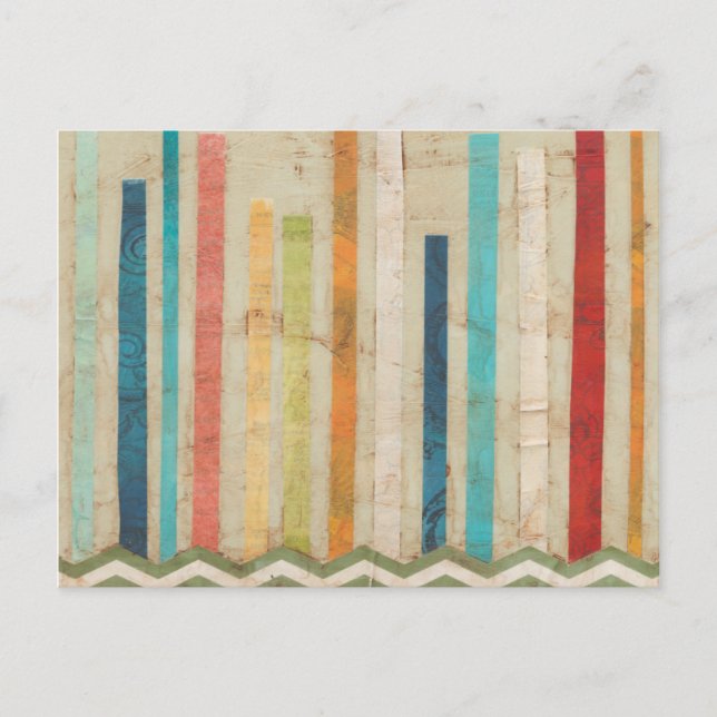 Cartão Postal Cercas de papel IV para cima (Frente)