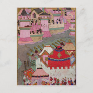 Cartão Postal Cerco de Viena por Suleyman I o Magnífico