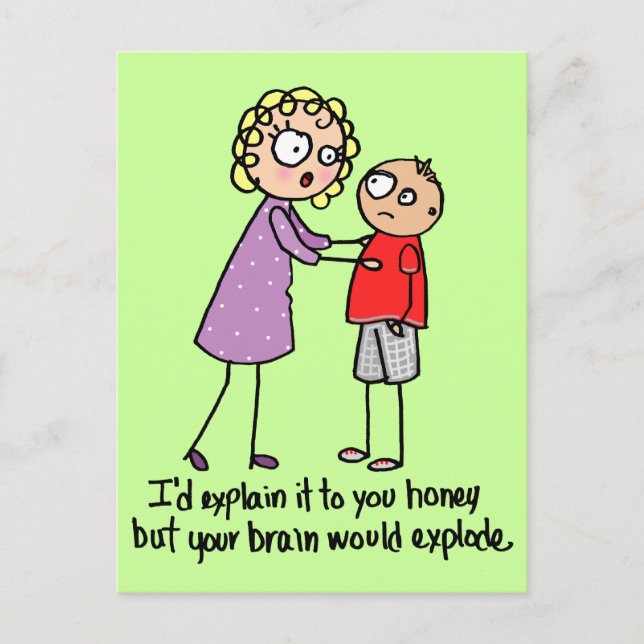 Cartão Postal Cérebro Explosivo (Frente)