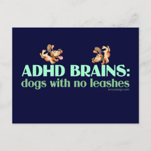 CARTÃO POSTAL CÉREBROS ADHD