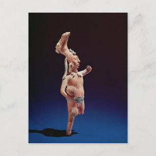 Cartão Postal Ceremonial Ballplayer, Ilha de Jaina, c.600