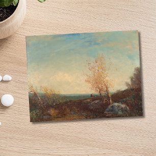 Cartão Postal Cerf Dans La Forêt De Fontainebleau Félix Ziem