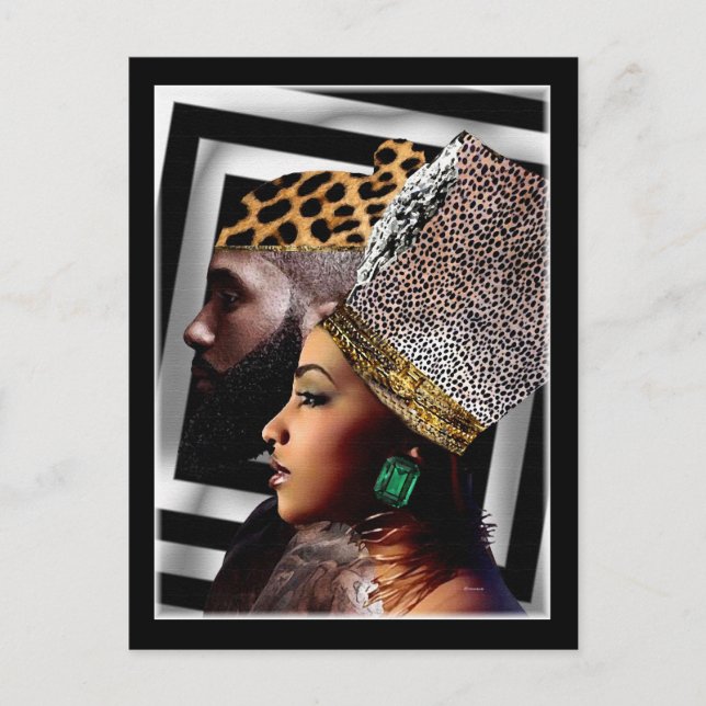 Cartão Postal Cerimônia Africana (Frente)