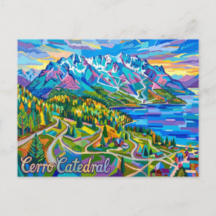 Cartão Postal Cerro Catedral, San Carlos de Bariloche Argentina