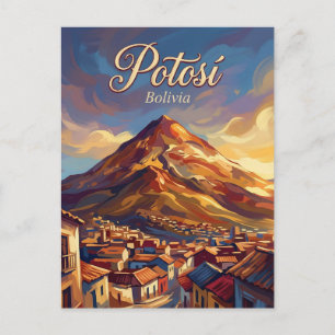 Cartão Postal Cerro Rico Bolívia