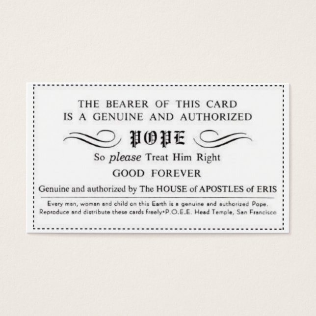 cartão postal certificado genuíno (Frente)