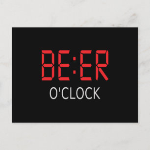Cartão Postal Cerveja à hora