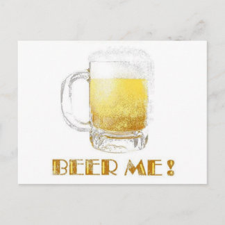 Cartão Postal Cerveja mim!