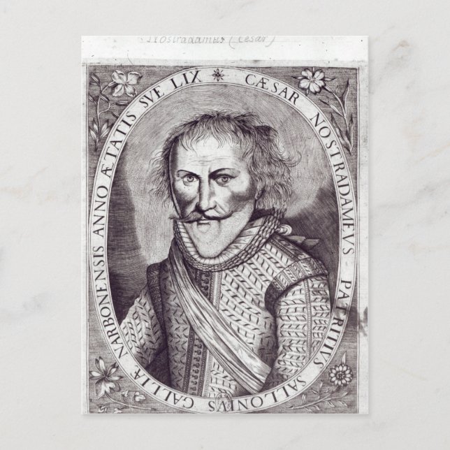 Cartão Postal Cesar Nostradamus (Frente)