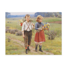 Cesar Pattein, 1895 «Crianças Voltando para Casa» 