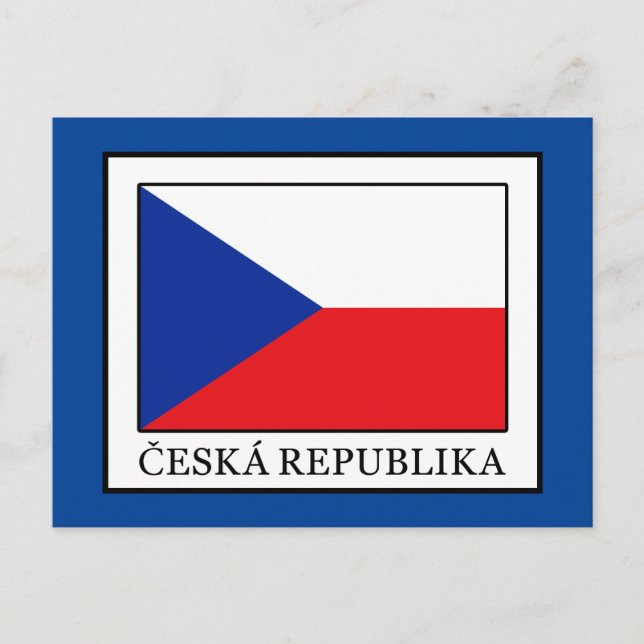 Cartão Postal Ceska Republika (Frente)