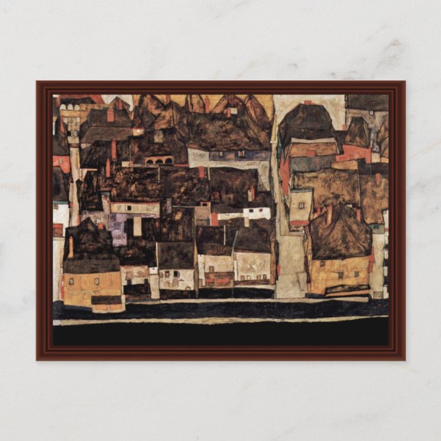 Cartão Postal Cesky Krumlov Na Vltava Ou Na Pequena Iv (Frente)