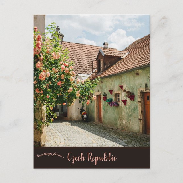 Cartão Postal Cesky Krumlov República Tcheca (Frente)