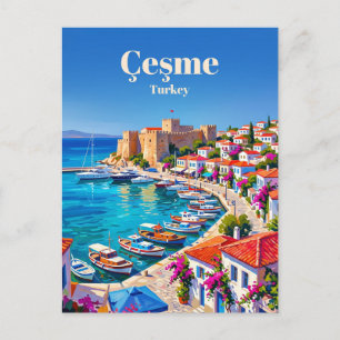 Cartão Postal Çeşme Turquia