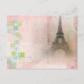 Cartão Postal C'est La Vie