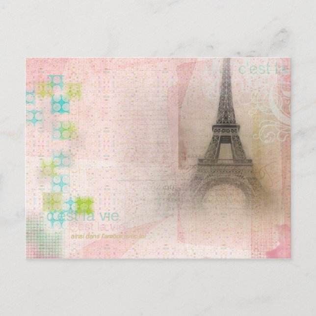 Cartão Postal C'est La Vie (Frente)