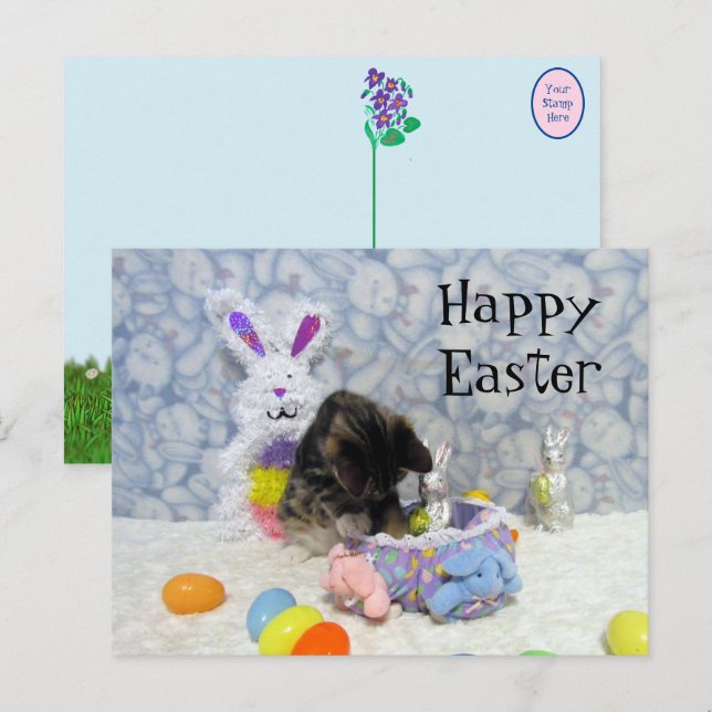 Cartão Postal Cesta de Páscoa do Bandit - Cartão-postal (Frente/Verso)