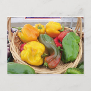 Cartão Postal Cesta de Pimenta