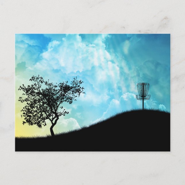 Cartão Postal Cesta Em Uma Colina #2 (Frente)