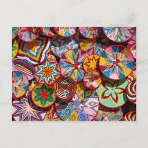 Cartão Postal Cestos Etíopes Tradicionais