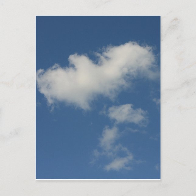 Cartão Postal céu azul (Frente)