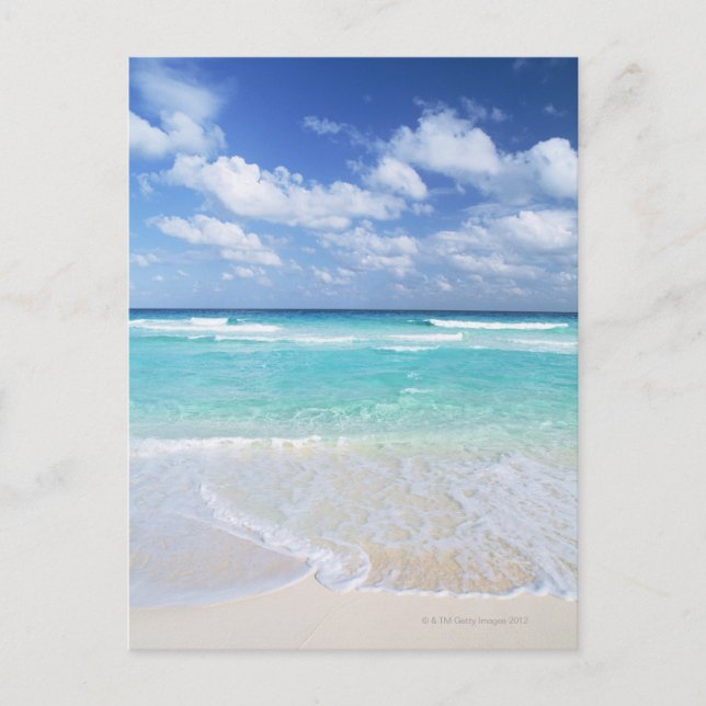 Cartão Postal Céu azul e mar 13 (Frente)