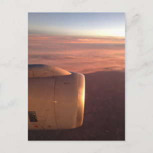 Cartão Postal Céu de um avião 8