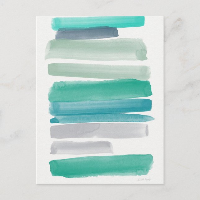 Cartão Postal céu-de-verão (Frente)