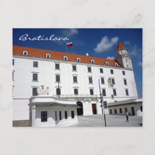 Cartão Postal céu do castelo de bratislava