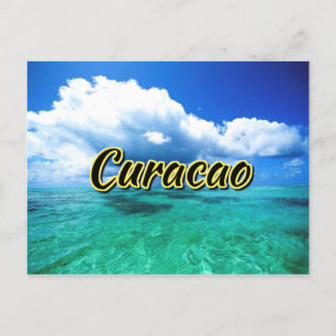 Cartão Postal Céu do Mar de Curaçao