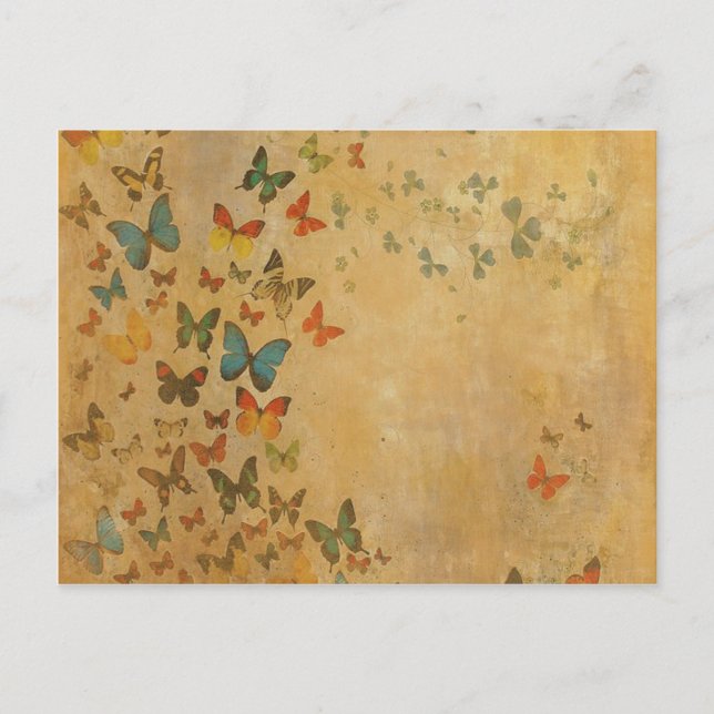 Cartão Postal Céu dourado (Frente)