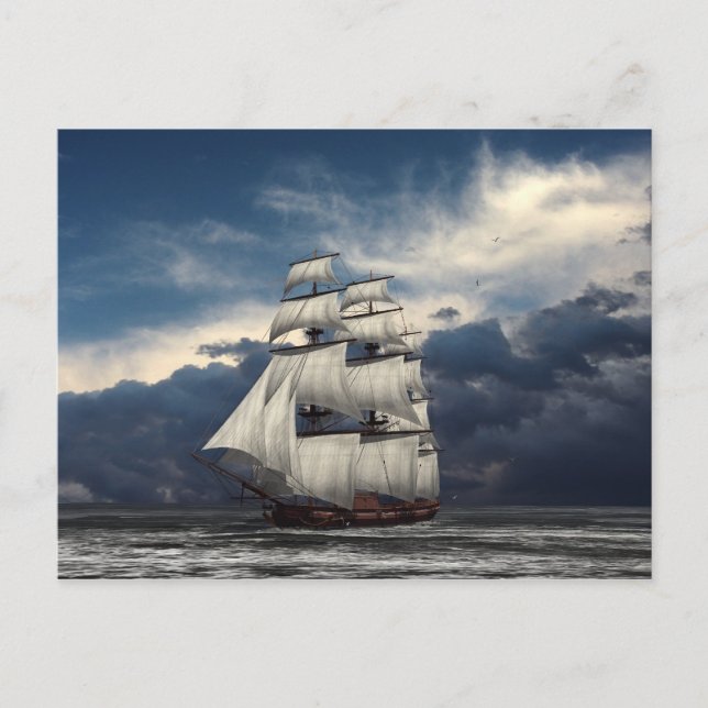 Cartão Postal Céu Nublado (Frente)