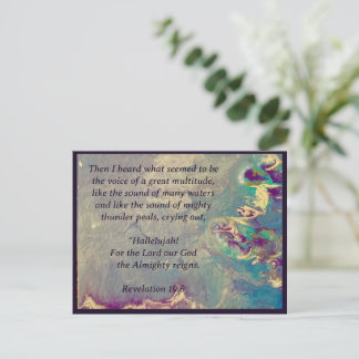 Cartão Postal Céus gritando