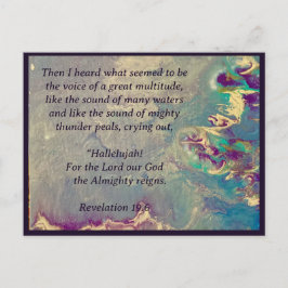 Cartão Postal Céus gritando