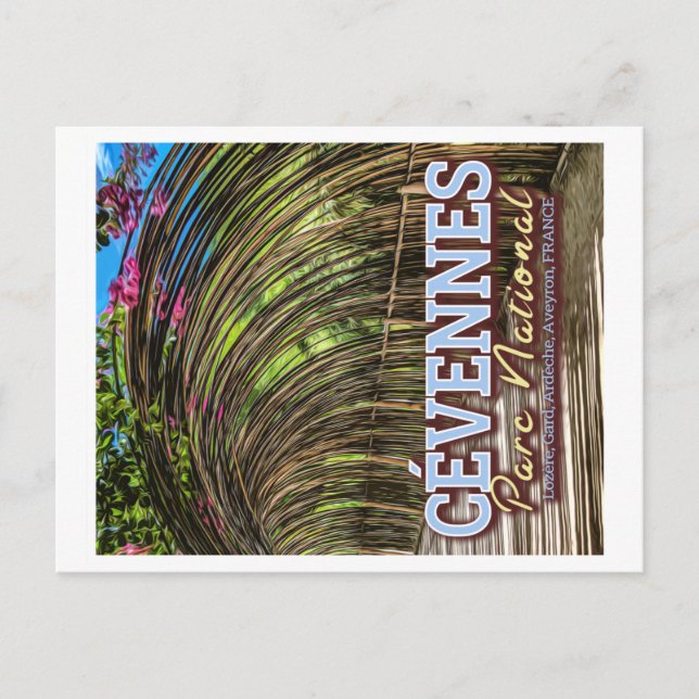 CARTÃO POSTAL CEVENNES NATIONAL PARK - LOZERE, GARD, FRANÇA (Frente)