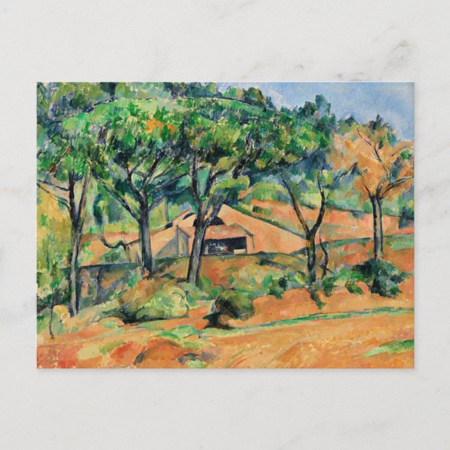 Cartão Postal Cezanne - A Casa na Provença (Frente)